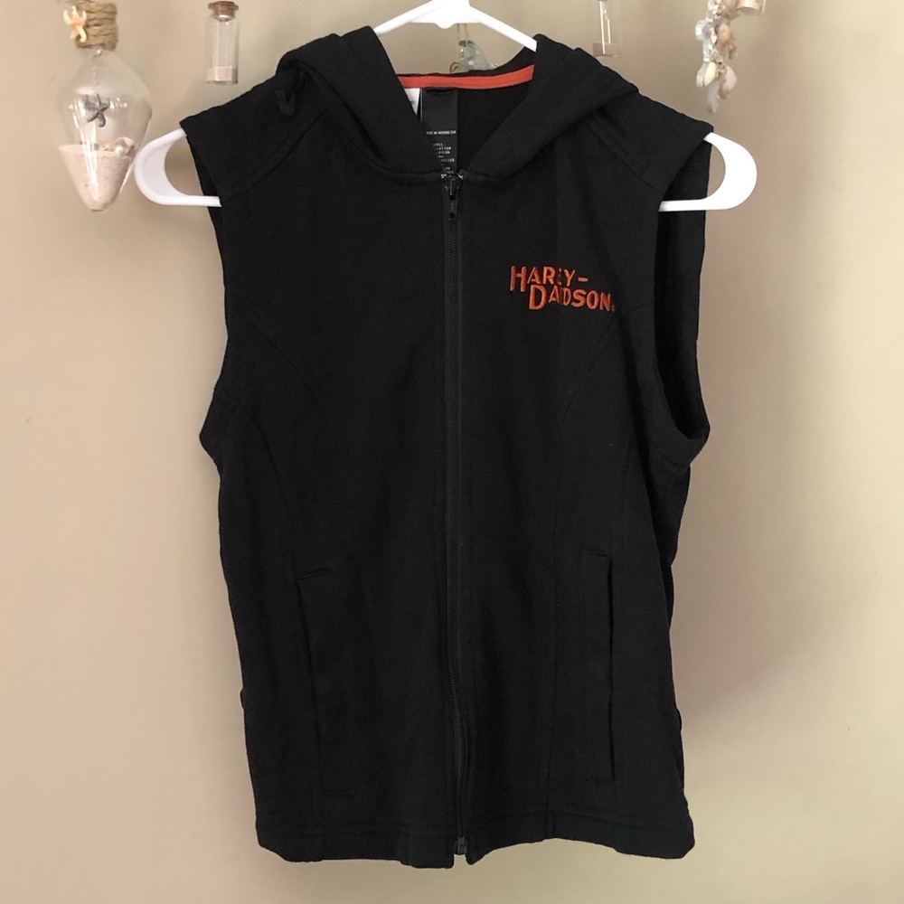 Harley Davidson xs vest, like new!